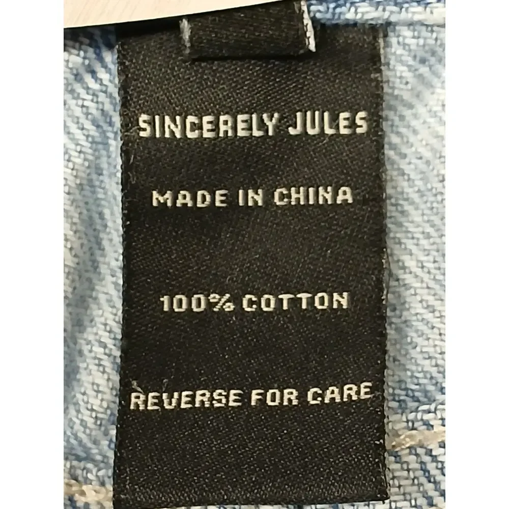 Sincerely Jules (3/26) Vintage High Waist Mom Jean Shorts